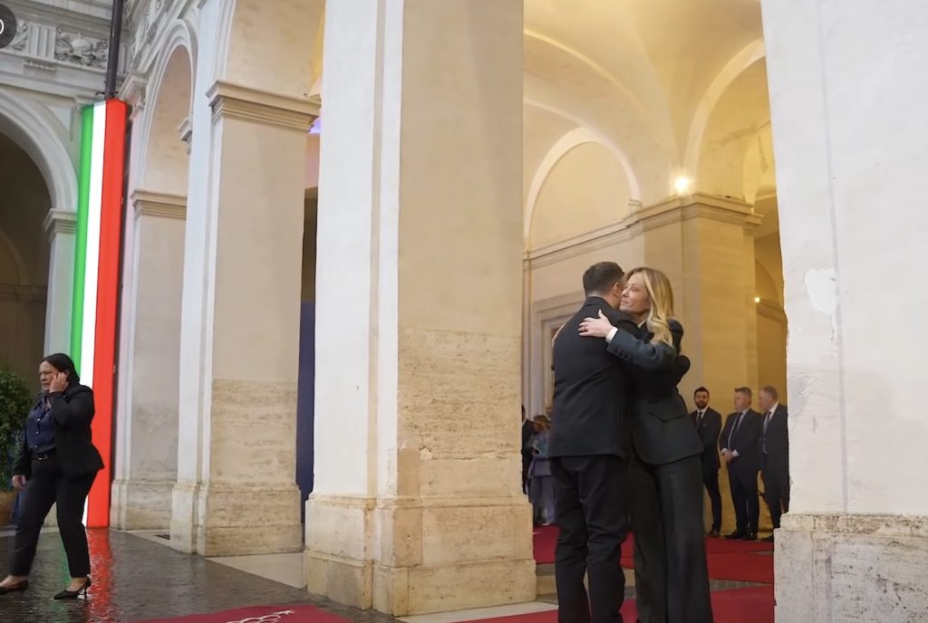 Zelenski, la Roma cu Meloni: Italia a ales Ucraina încă din prima zi