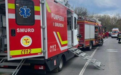Accident grav lângă Mediaș: 7 răniți, elicopter SMURD și plan roșu activat