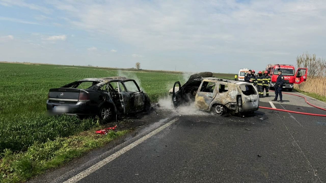 Accident dramatic în Timiș! O femeie a murit, trei răniți