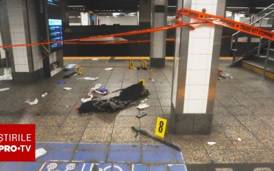 Atac SÂNGEROS la metroul din New York: Individ Ucis, Trei Înjunghiați