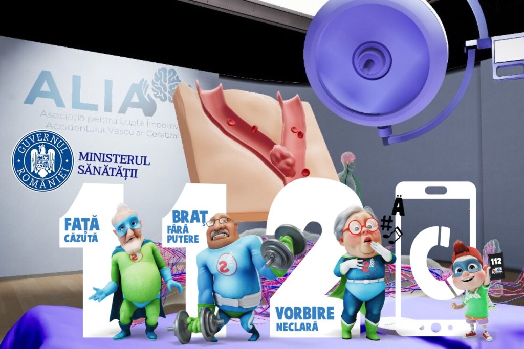 Ministerul Sănătății și ALIA, campanie AVC cu „Eroii FAST”