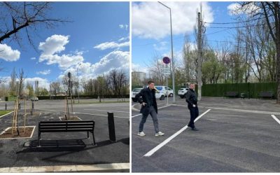 Parcarea dedicată microbuzelor de pe Strada Preciziei din sectorul 6, cu o suprafață de aproximativ 4.000 de metri pătrați, a fost finalizată recent