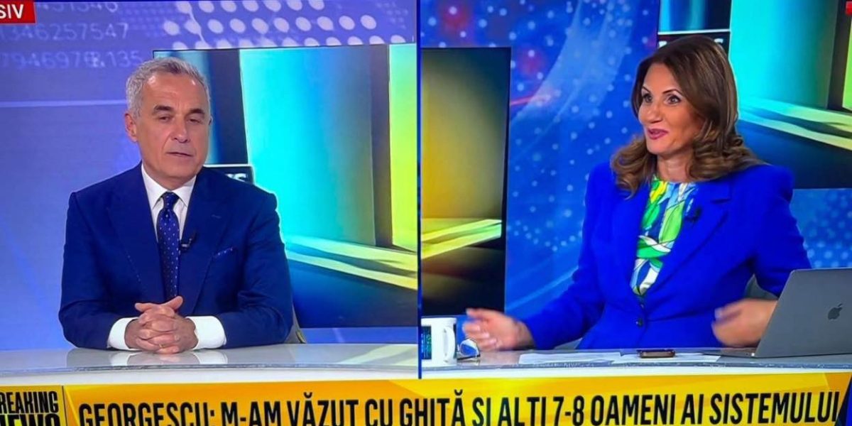 Călin Georgescu, apărare disperată pentru Realitatea Plus și Gold FM
