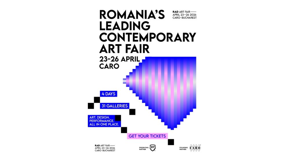 CARO și RAD ART FAIR, parteneriat pentru susținerea artei, în România