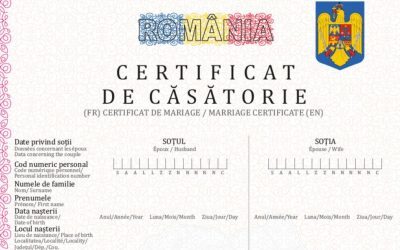 Ministerul de Interne atrage atenția asupra ilegalității plastifierii actelor de stare civilă, precum certificatele de naștere și cele de căsătorie