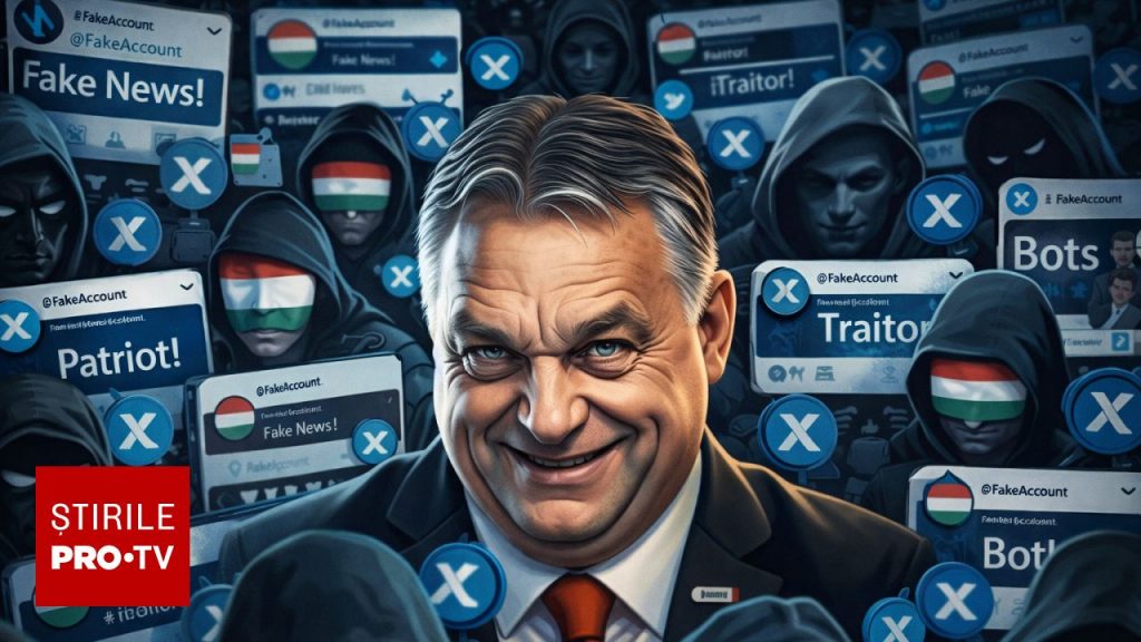 Rețea de conturi false pe X, propagandă pro-Viktor Orban: Alertă pentru alegeri