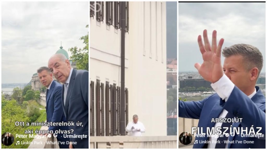 Magyar, fața în față cu Viktor Orban: Plimbare surpriză la palat