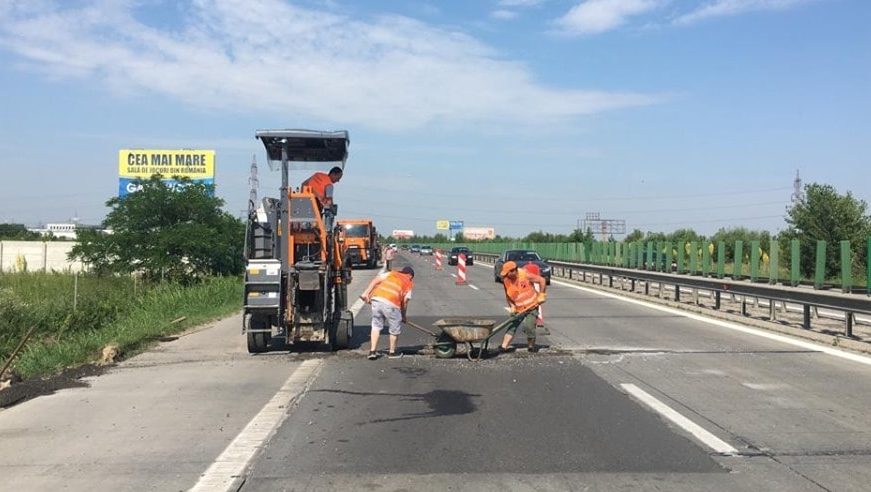 A2, blocată joi: Reparații urgente pe Autostrada Soarelui, la Drajna