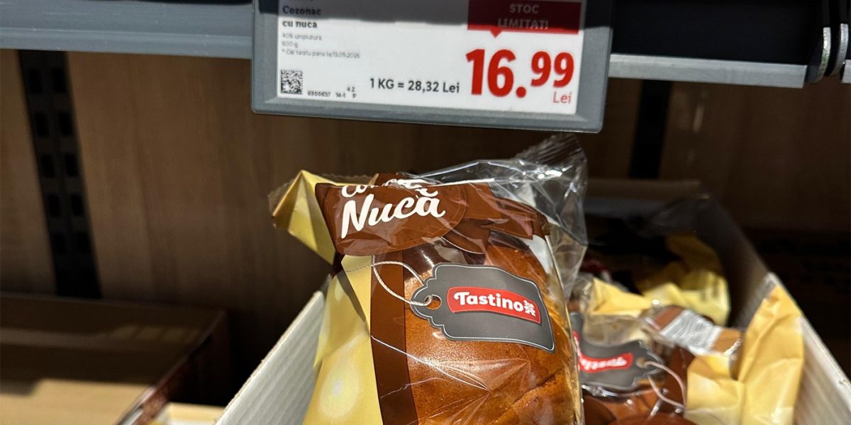 Dezvăluiri uluitoare: Ce conțin cozonacii LIDL de 16.99 lei? Sunt sănătoși?
