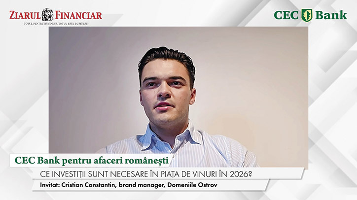 CEC Bank susține afacerile românești: Vinurile Domeniile Ostrov, succes răsunător