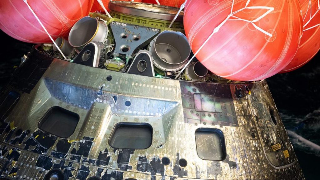 Orion, capsula NASA arsă de viu: A suportat focul la peste 2.000 grade C