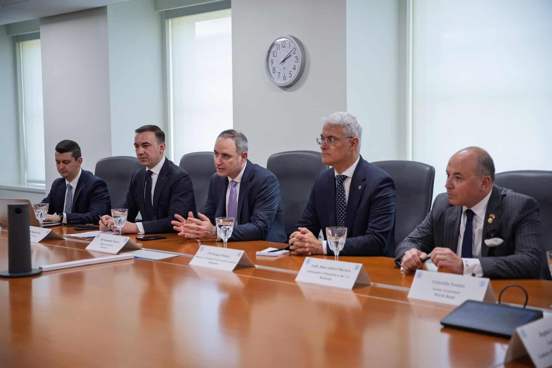 Miniștrii României, la Washington: Parteneriat cu Exim US pentru investiții strategice