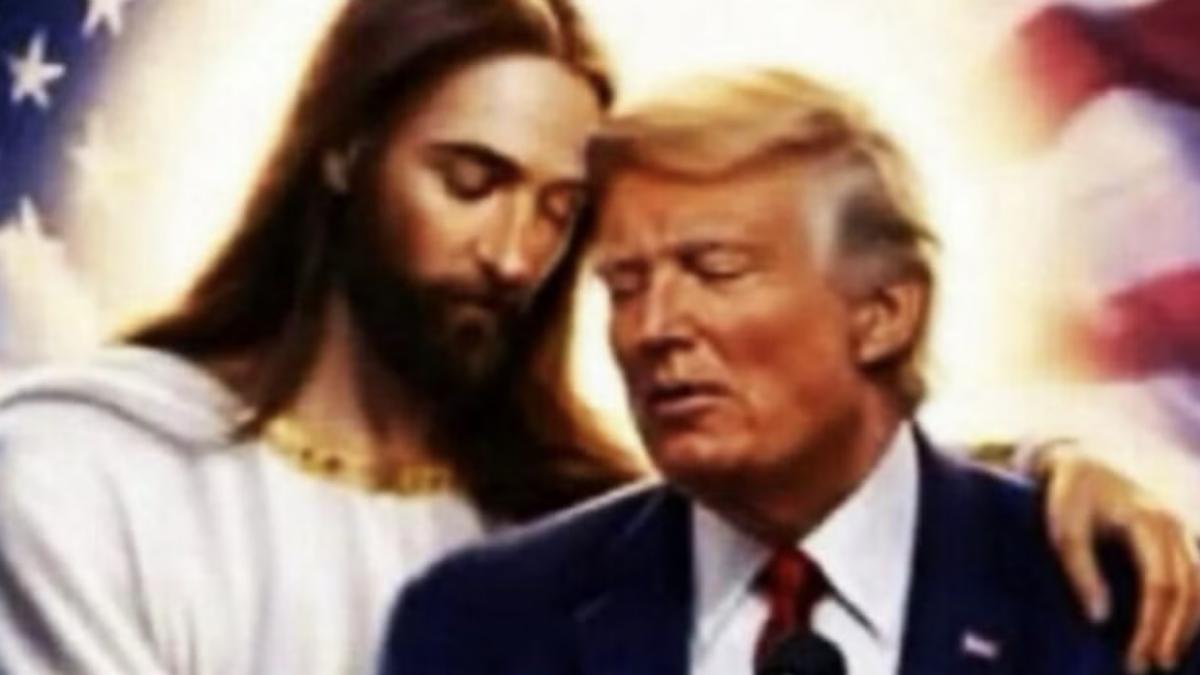 Trump, iar cu Isus: O îmbrățișare și un mesaj surprinzător