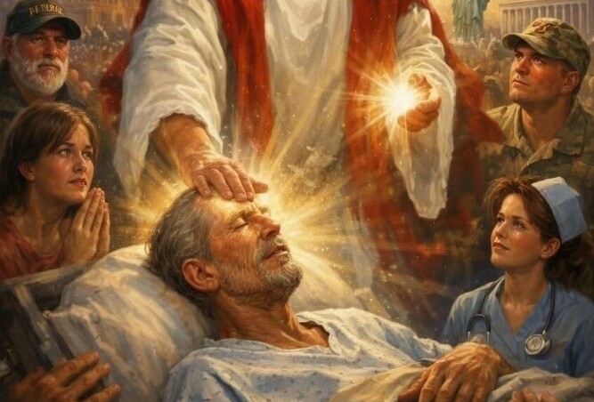 Donald Trump, vindecător ca Iisus, în imaginea IA: scandal uriaș