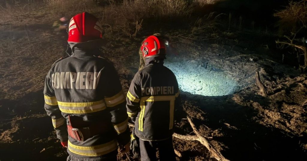 Dronă rusească prăbușită în Tulcea, după atacuri asupra Ucrainei