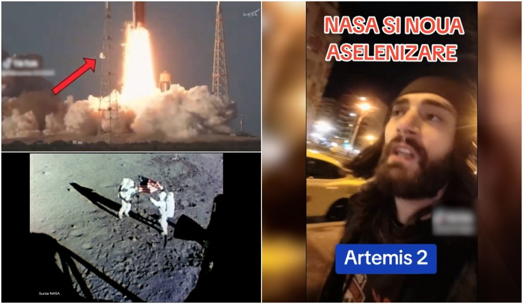 Pământul plat și AI: Misiunea Artemis 2, ținta conspiraționiștilor online