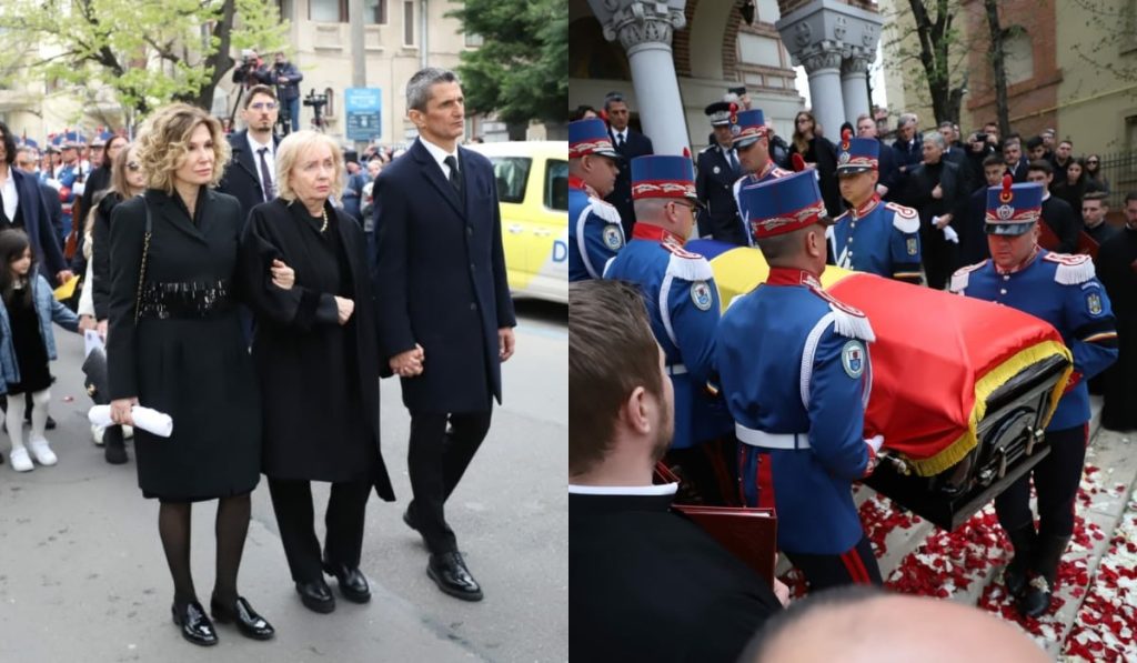 Marea durere: Neli Lucescu, sfâșiată de durere la înmormântarea lui Mircea