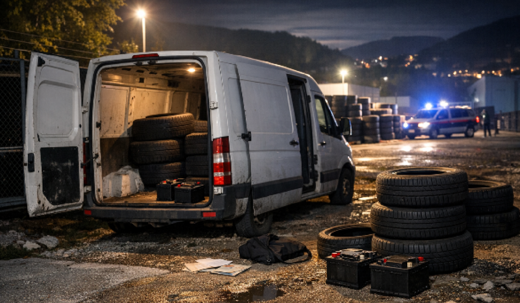 Doi bărbați din Bulgaria, suspectați de furturi de anvelope, au fost identificați de poliția austrieacă după ce s-au făcut de cap cu acte de identitate uitate în mașina folosită la comiterea infracțiunii