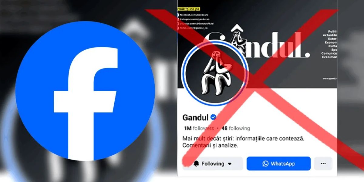 Facebook, asalt asupra ziarului Gândul. Pagina cu un milion de fani, blocată de două luni
