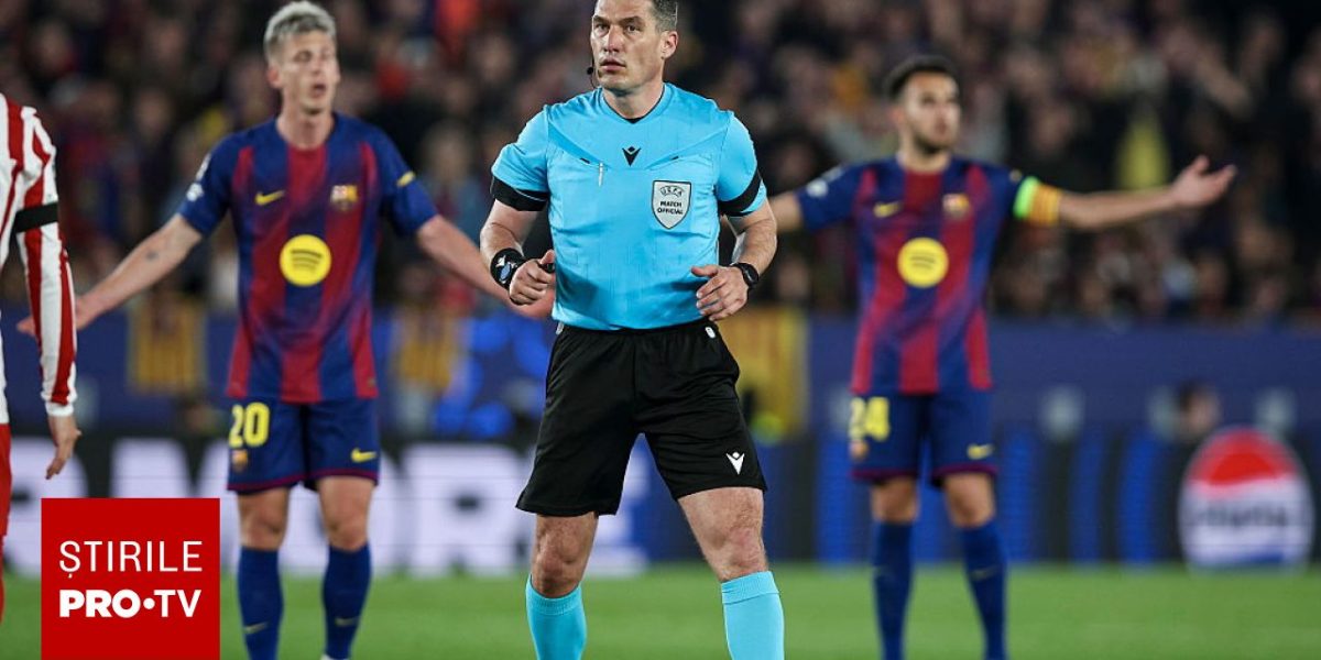 Barcelona, furioasă pe Istvan Kovacs: Plângere la UEFA după faza-șoc