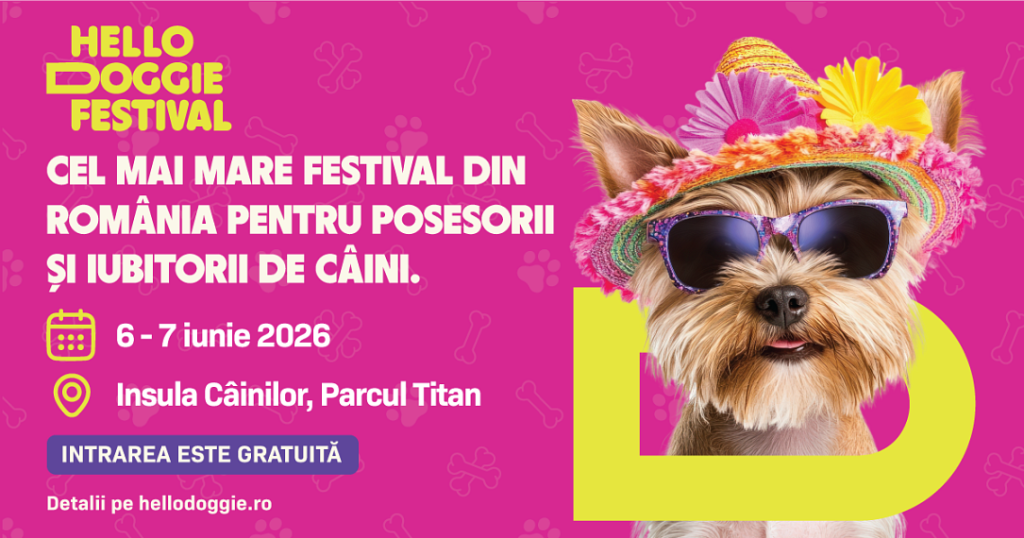 Hello Doggie Festival revine în Parcul București în iunie