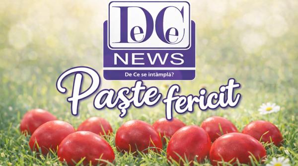 Hristos a Înviat! DC News vă urează Sărbători PASCALE pline de lumină