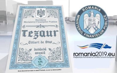 Românii pot investi în titlurile de stat TEZAUR în perioada 6 aprilie – 8 mai 2026, conform anunțului oficial transmis vineri de Ministerul Finanțelor