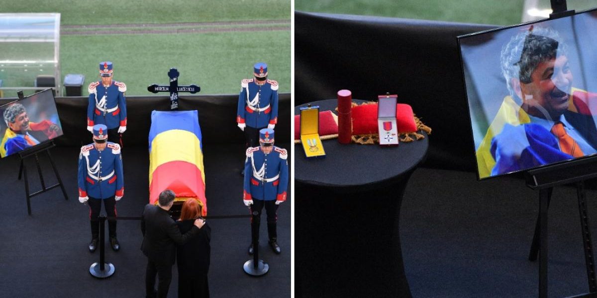 Altar de flori la Arena Națională pentru Mircea Lucescu. Românii își iau rămas bun joi