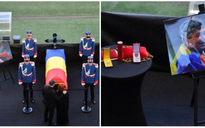 Mircea Lucescu, fostul selecționer al echipei naționale de fotbal a României, a revenit pentru un ultim omagiu pe Arena Națională din București
