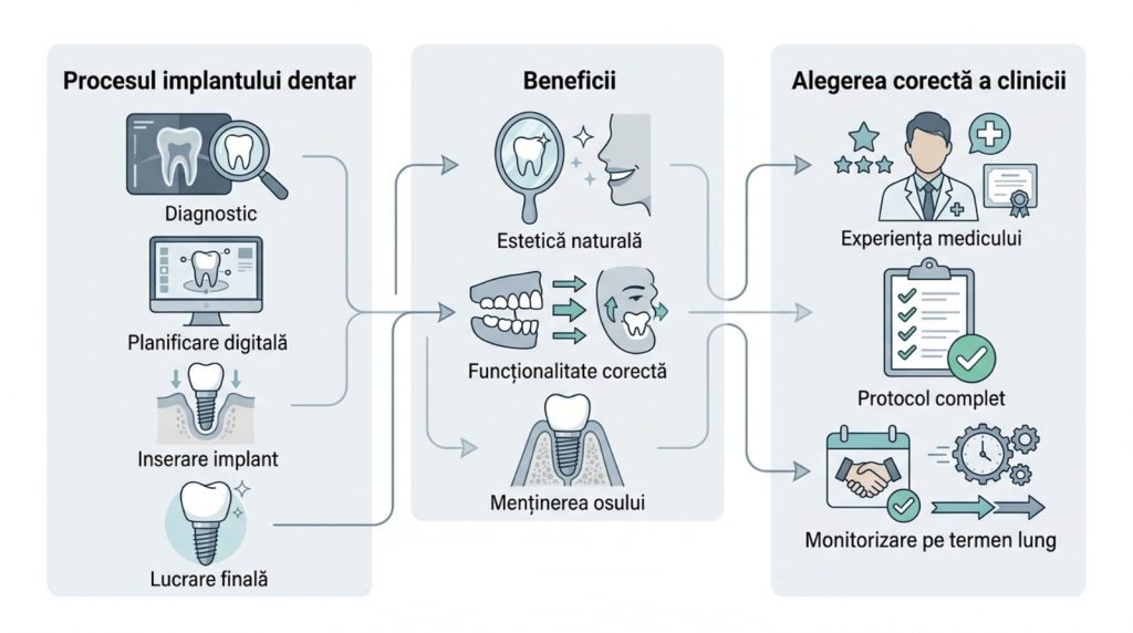 P: Implant dentar, alegerea perfectă: Ghidul pacientului modern în centre avansate