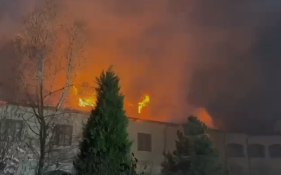 Incendiu devastator la Mănăstirea Bistrița din Vâlcea, zece autospeciale la fața locului