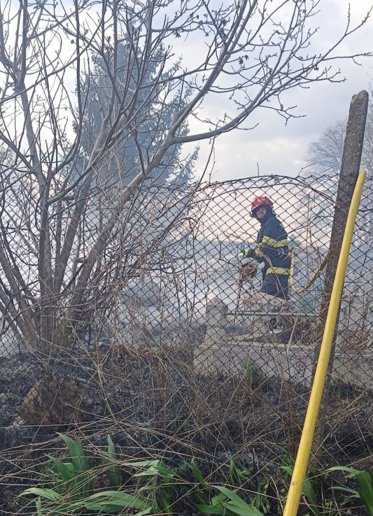 Incendiu devastator într-un cimitir din Botoșani: flacăra ucigașă a unei lumânări