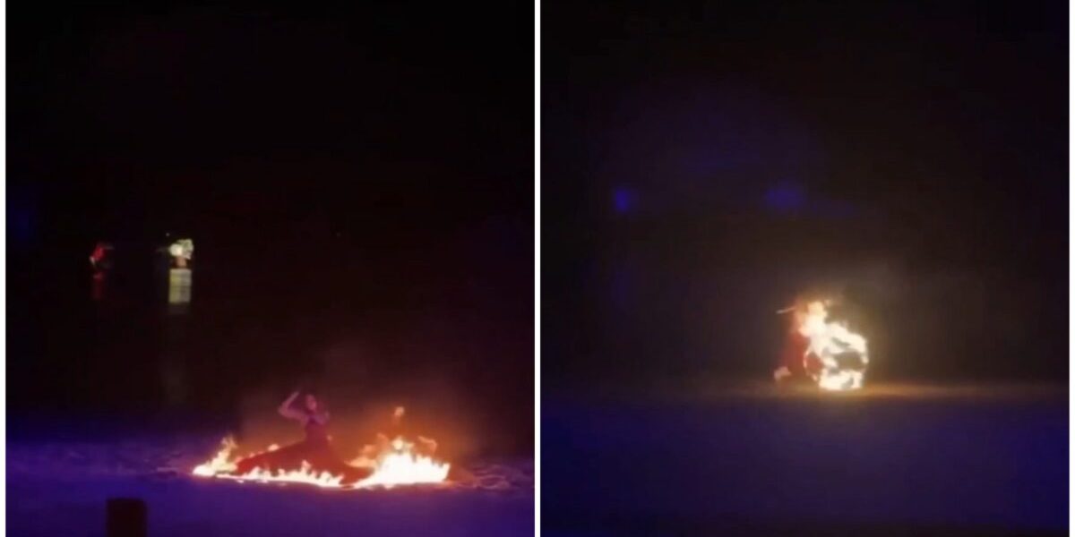 Dansatoare, INCINERATĂ în scenă: A supraviețuit SAL