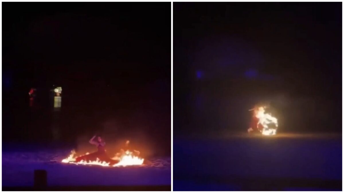 Dansatoare, INCINERATĂ în scenă: A supraviețuit SAL