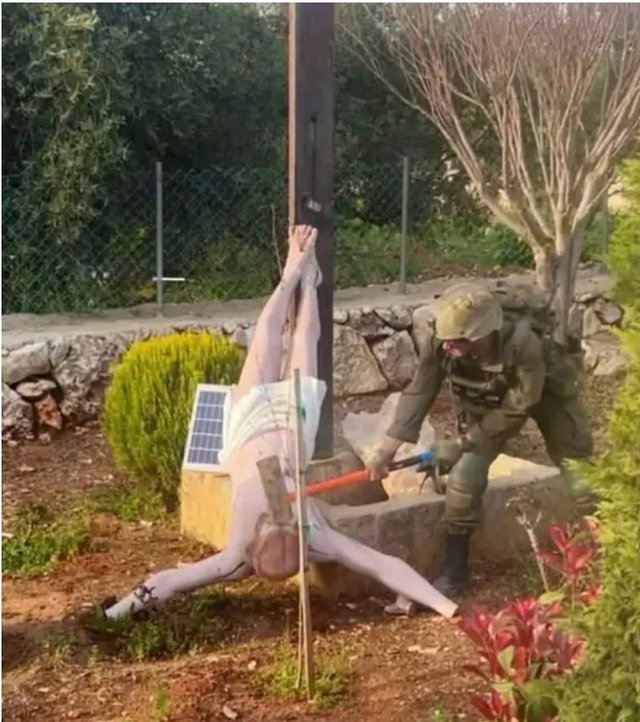 Armata israeliană confirmă: Soldat lovind statuie Iisus, identificat