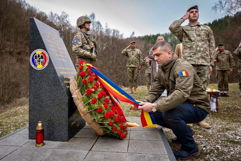 Lari Brînzan, în Bosnia, la comemorarea tatălui erou căzut după 1990