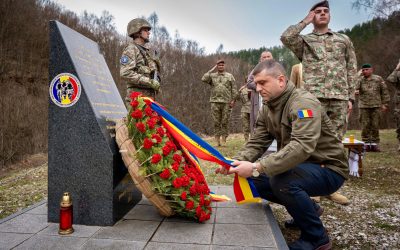 Lari Brînzan, în Bosnia, la comemorarea tatălui erou căzut după 1990