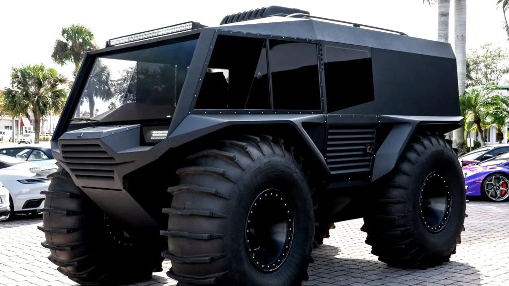 Mașina din Ucraina proiectată să cucerească munții și potecile apelor