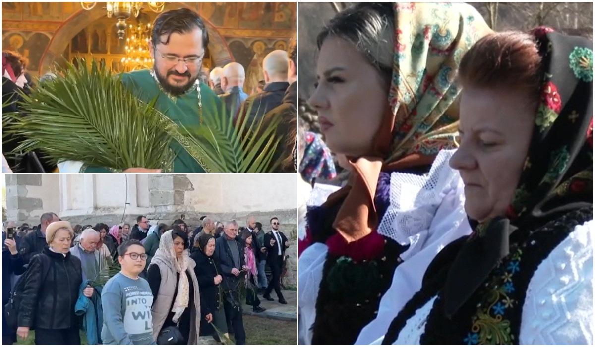 Credincioșii ortodocși din întreaga țară au sărbătorit astăzi Floriile, o zi cu o semnificație profund religiousă, ce marchează intrarea lui Iisus în Ierusalim