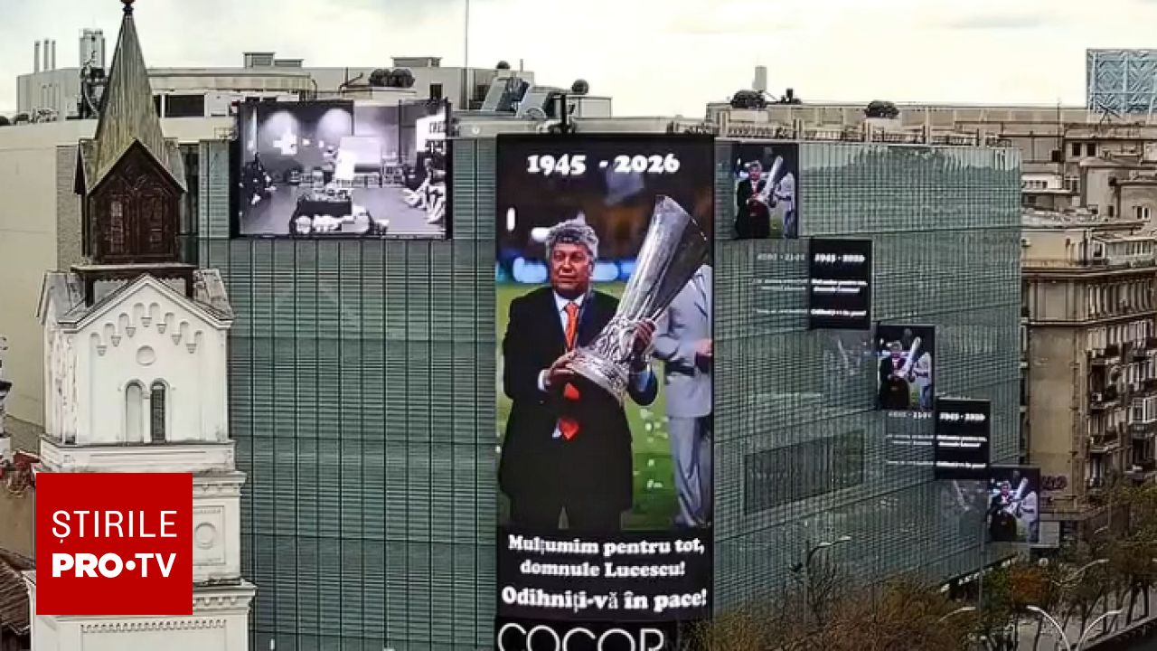 Lucescu, omagiat la București: De la Kilometrul 0 al României, spre fotbalul mare