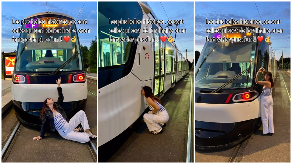 O femeie din Franța, în vârstă de 44 de ani, și-a declarat public dragostea față de un tramvai