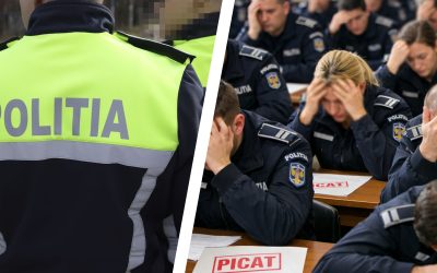 Peste 1000 de polițiști, respinși la examenul pentru funcții de conducere