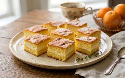 Prăjitură divină: Cremă fină de brânză și portocale, deliciul suprem