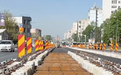 Lucrări de amploare în București: Tramvai nou pe Prelungirea Ghencea