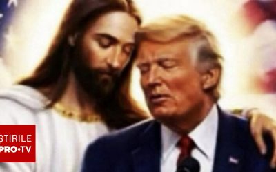 Trump, imagine AI cu Iisus: val de reacții. Ce mesaje au scandalizat