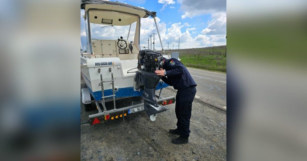 Motor de barcă de 25.000 lei, furat în Norvegia, găsit la Tulcea, pe vasul unui român