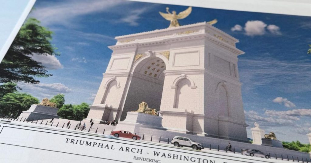Trump vrea Arc de Triumf la Washington: Cum va arăta „Arc de Trump”?