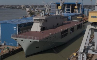 Primul portavion pentru drone din Europa, lansat la Galați, un pas istoric pentru România