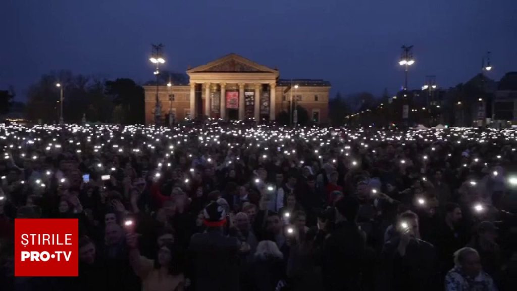 Unguri, sute de mii la concert de 7 ore la Budapesta: ce scandări au stârnit controverse