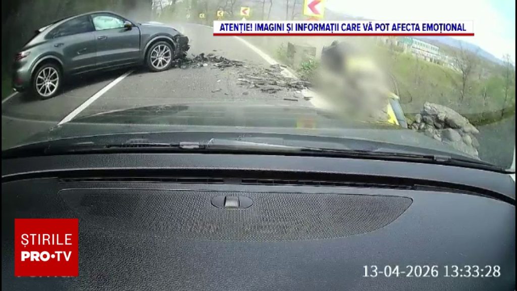 Mămică însărcinată, ȘOC la Valea Oltului: Accidentul fatal, filmat
